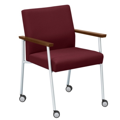 Uptown Oversized Chair with Casters in Fabric, 75263