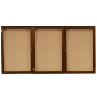 Wood Frame Corkboard - 72"W x 36"H, 80132