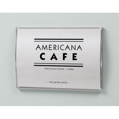 17W x 12H Information Sign
