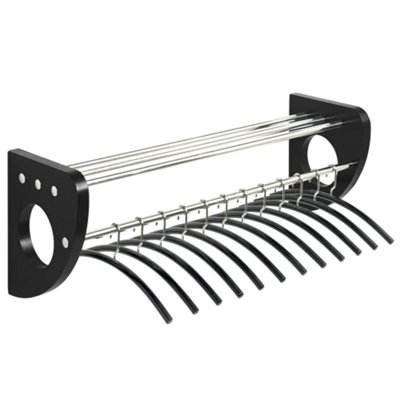 36" Wide Wall-Mount Coat Rack with Hangers, 91337