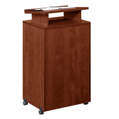 Mobile Lectern with Raised Shelf, 91685