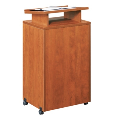 Mobile Lectern with Raised Shelf, 91685