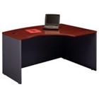 Right L Bow Front Desk Shell, CD07236 Right L Bow Front Desk Shell, CD07236