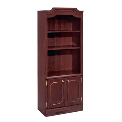Traditional Bookcase with Doors, 13292