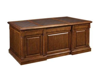 Back view of desk.