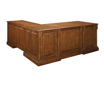 Back view of desk.