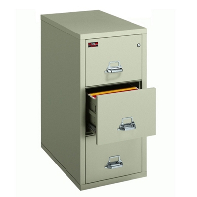 Two-Hour Rated Fireproof Three Drawer Vertical Legal File, 34306