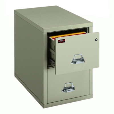 Two-Hour Rated Fireproof Two Drawer Vertical Legal File, 34308