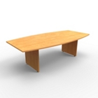 Boat Shaped Conference Table - 96"W x 48"D, 38005 Boat Shaped Conference Table - 96"W x 48"D, 38005