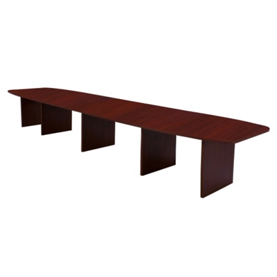 Hyperwork 16' Expandable Boat Shaped Conference Table, 44637