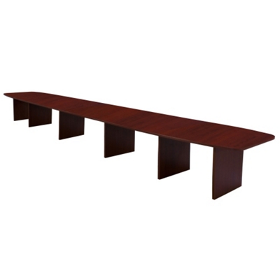 Hyperwork 20' Expandable Boat Shaped Conference Table, 44638