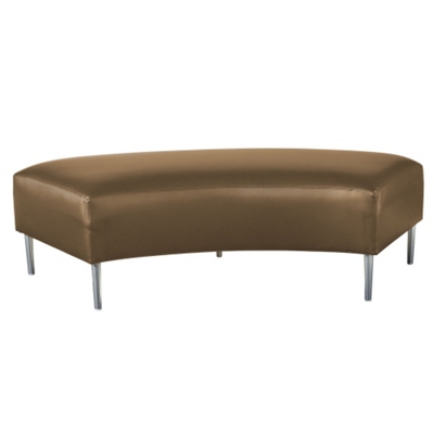 Curved Two-Seat Bench in Fabric, 75285