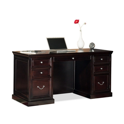 Espresso Compact Executive Desk, 13263