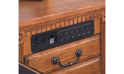 Power strip makes cord management easy