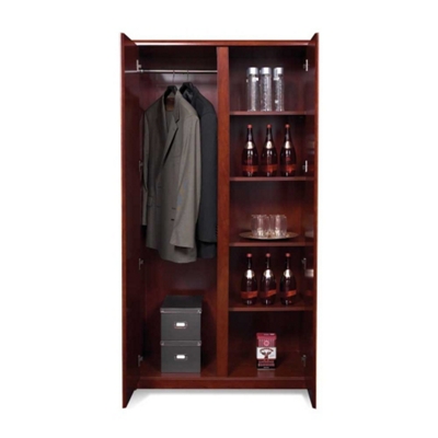 Wood Veneer Wardrobe Cabinet, CD01963