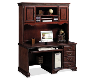 Cherry Desk with Hutch