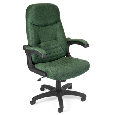 Mobile Arm Fabric High Back Chair, 50822