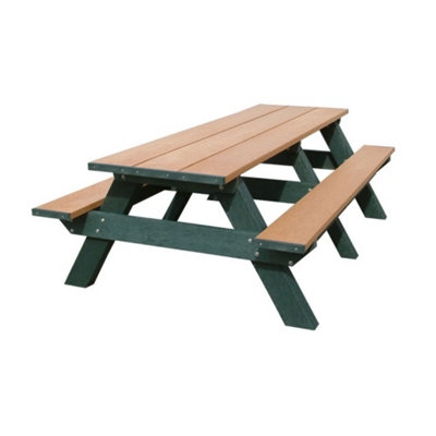 Recycled Plastic 8' Standard Picnic Table, 85173