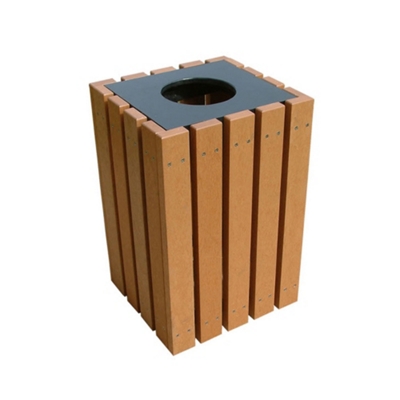 22 Gallon Economy Outdoor Recycled Plastic Waste Receptacle, 85186