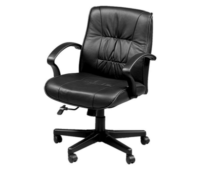 Leather Mid-Back Chair, 50781