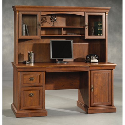Computer Credenza with Hutch, CD03618