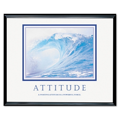 Framed Motivational Print - Attitude, 91117