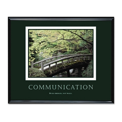 Framed Motivational Print - Communication, 91120
