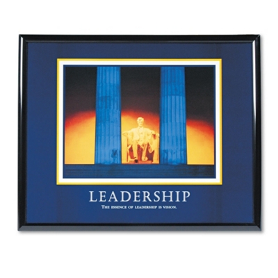 Framed Motivational Print - Leadership, 91121
