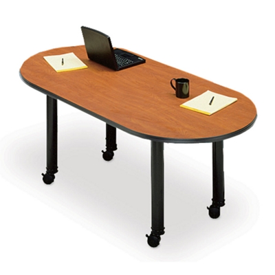 6'  Mobile Oval Conference Table, 40442