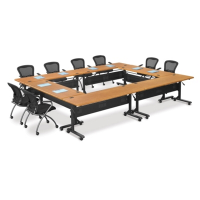 Square Mobile Nesting Table Set, 41500