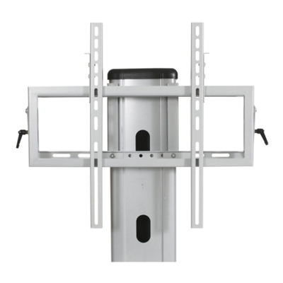 H-style mounting bracket easily holds up to a 42 flat panel plasma or LCD TV and is adjustable to fit a variety of TV brands.