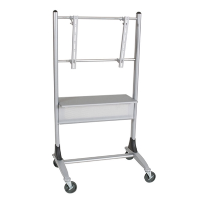 Cart is constructed from 18-guage steel, and finished with platinum powder coat for durability that will complement any environment.