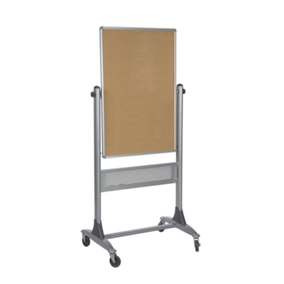 30" x 40" Reversible Porcelain Whiteboard and Cork Board, 80259