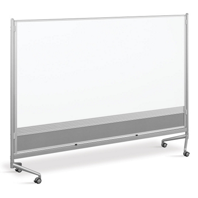 8'W x 6'H Dual Sided Mobile Whiteboard, 80290