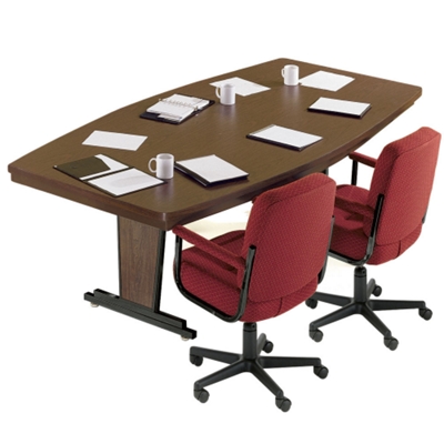Boatshape Conference Table 12 x 5