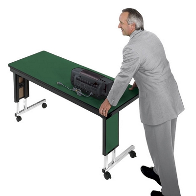 Adjustable Height Folding Leg Seminar Table - 60" x 24"