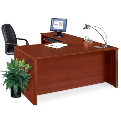 Reversible Contemporary L-Desk