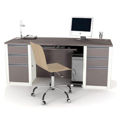 Bowfront Computer Desk, 15980