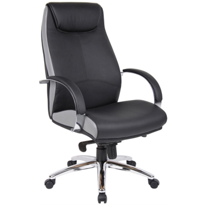 High-Back Executive Chair with Chrome Base, 50667