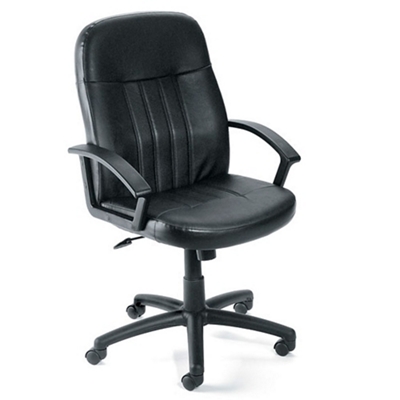 Leather Mid-Back Chair, 56713