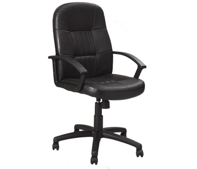 Bonded Leather Mid-Back Conference Chair, 52353