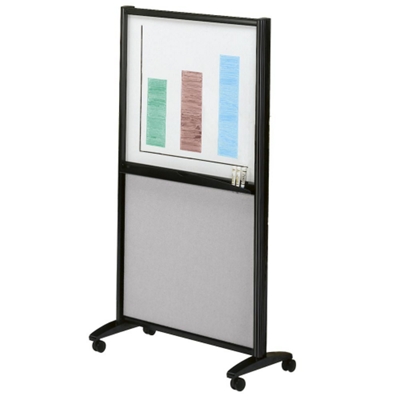 Mobile Combination Marker/Tack Board - 36"W