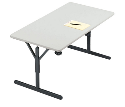 Rectangular Folding Training Table 53" x27"
