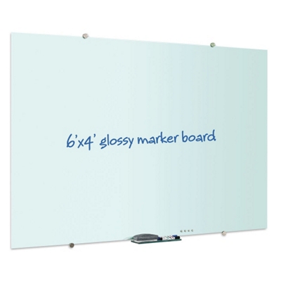 6' x 4' Glass Marker Board, 80308