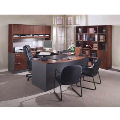 Complete Office Group U-Desk with Left Bridge, 86154