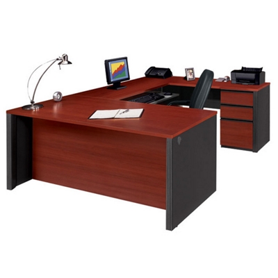Contemporary Reversible U-Desk
