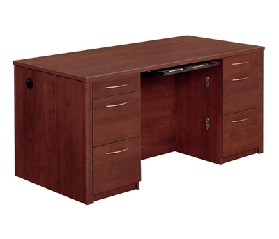 Compact Double Pedestal Desk