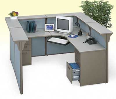 Inside view (files and keyboard tray sold separately)