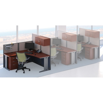 3 Workstations in a row.