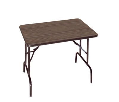 Compact Folding Table with Casters - 36 x 24